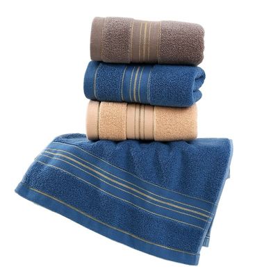 Toalla facial de tejido de algodón 100% 35*75cm Toalla absorbente de secado rápido para adultos 100g-120g