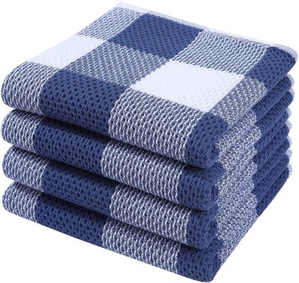 Material de algodón de toalla de gofres cuadrados engrosados para regalos absorbentes