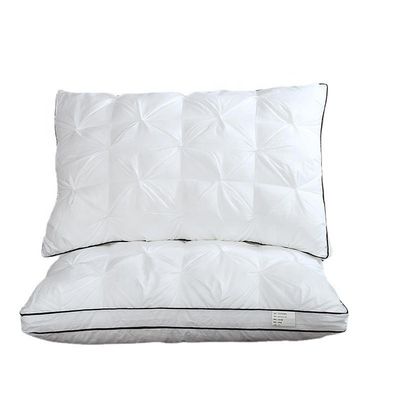 Núcleo de almohada de algodón de seda tridimensional para protección del cuello de alta resistencia del hotel