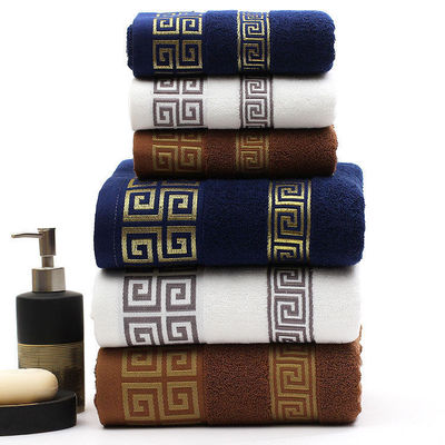Hotel personalizado 32S Toalla de baño de algodón puro con alta absorción y diseño Jacquard