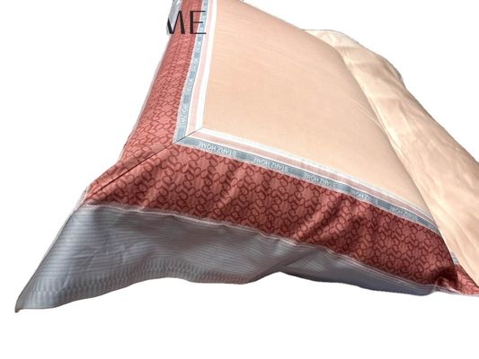 Cama de cama de hotel 4 piezas de cama de algodón egipcio con patrón de mosaico moderno