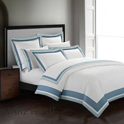 Europa Diseño Estilo Queen tamaño de algodón Sillones de cama dobles Set de ropa de cama de cubierta de edredón 3-3.5kg