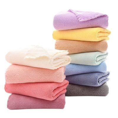 Inicio Hotel Viajes Spa Suave y absorbente Coral Veludo Toallita de baño para niños 50*100