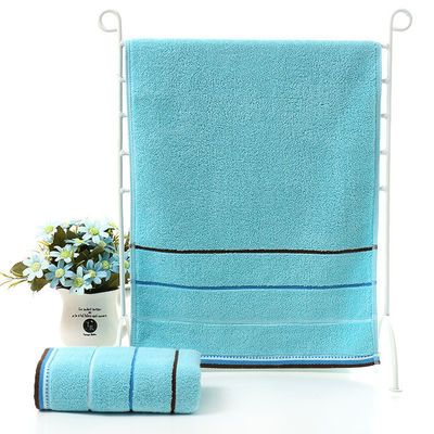 Toalla de baño en satén rayado Jacquard material de algodón puro para clientes de todas las edades