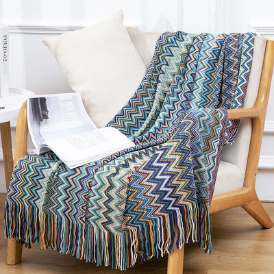 Mantel de punto de estilo sencillo elegante y transpirable para oficina de verano o siesta en casa