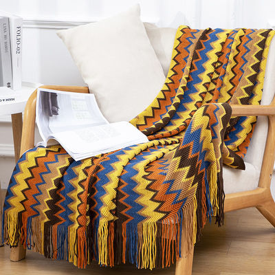 Mantel de punto de estilo sencillo elegante y transpirable para oficina de verano o siesta en casa