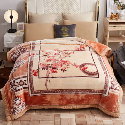 Cubierta de sublimación de poliéster tejido para cama de lujo Cubierta de casa impresa en invierno