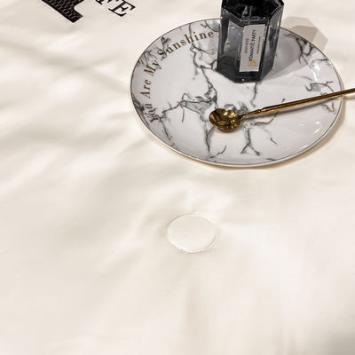 Set de colcha de verano de seda lavada de lujo con 1 cubierta 1 sábana plana y 2 fundas de almohada