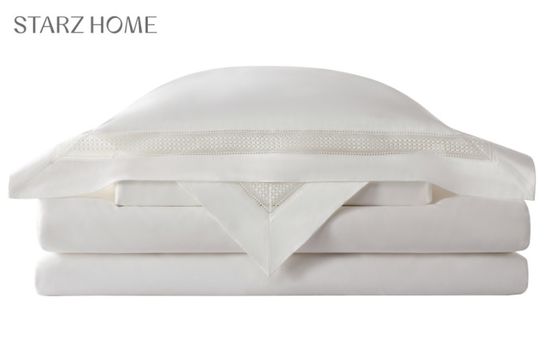 Hotel 3-4kg Jacquard ropa de cama de algodón Con un estuche de almohada 100% de algodón y textura suave