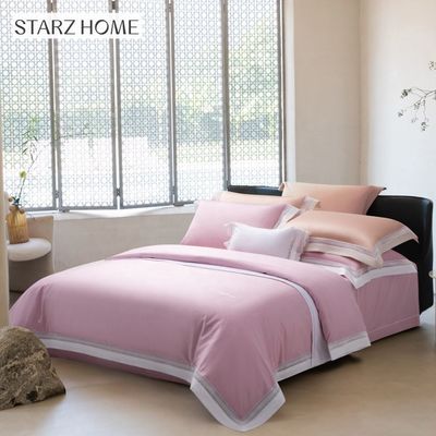 Hotel 3-4kg Jacquard ropa de cama de algodón Con un estuche de almohada 100% de algodón y textura suave