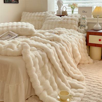 Otoño e invierno Blanco para dormir 200x230cm para noches relajantes