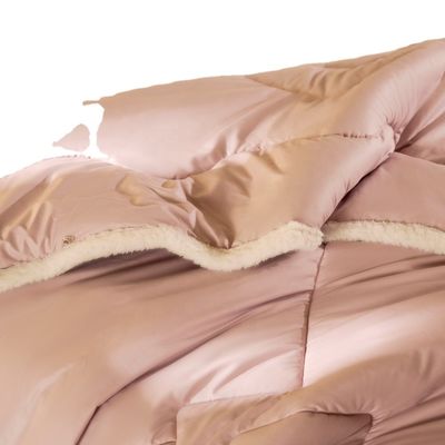 Sí Logotipo personalizado aceptado Set de ropa de cama de colcha antibacteriana con núcleo de lana australiana