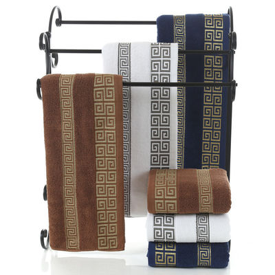 3 kg de bordado de hotel de lujo personalizado grueso super suave baño baño 100% de algodón Toallas