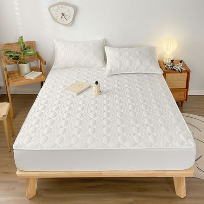 Consolador de algodón lavado de moda protector de colchón para gemelos tamaño completo King Queen