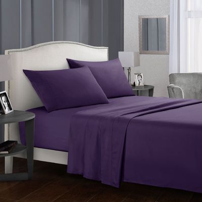 Set de ropa de cama de poliéster de algodón de cuatro piezas para los mercados transfronterizos europeos y estadounidenses