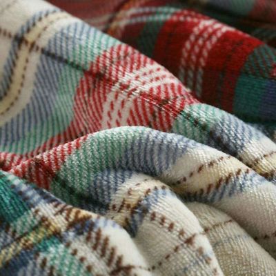 Sofá de placas personalizado popular flanel sherpa lana lanzar manta para los altos estándares