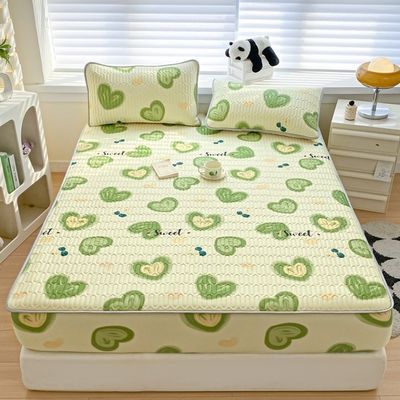 Experimenta la sensación de enfriamiento con el conjunto de ropa de cama de seda modelo 2024 al estilo europeo