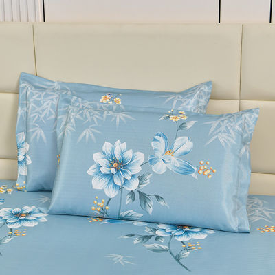 Mantente fresco todo el verano con nuestro Jacquard Ice Silk Cool Mat Set de ropa de cama de tres piezas