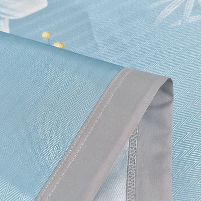 Mantente fresco todo el verano con nuestro Jacquard Ice Silk Cool Mat Set de ropa de cama de tres piezas