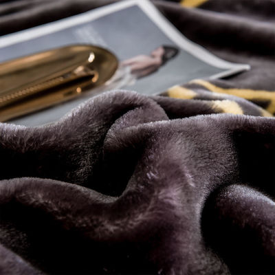 Cubiertas de cama con patrón cepillado y esponjoso para invierno