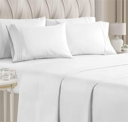 Set de ropa de cama de hotel de 5 estrellas con normas nacionales de resistencia al color y 300tc de hilo
