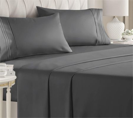 Set de ropa de cama de hotel de 5 estrellas con normas nacionales de resistencia al color y 300tc de hilo