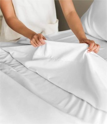 Set de ropa de cama de hotel de 5 estrellas con normas nacionales de resistencia al color y 300tc de hilo