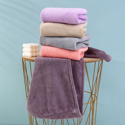 Home Hotel Spa tapa de ducha de microfibra para la promoción de toallas para cabello seco