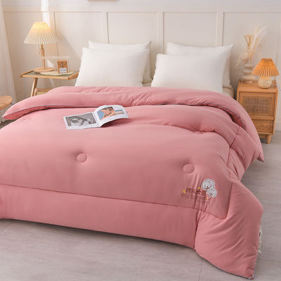 Sostenible poliéster colcha de algodón mezcla de lino doble- para primavera y otoño invierno hotel