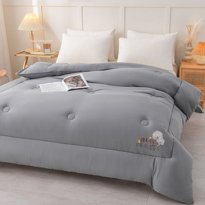 Sostenible poliéster colcha de algodón mezcla de lino doble- para primavera y otoño invierno hotel