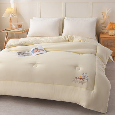 Sostenible poliéster colcha de algodón mezcla de lino doble- para primavera y otoño invierno hotel