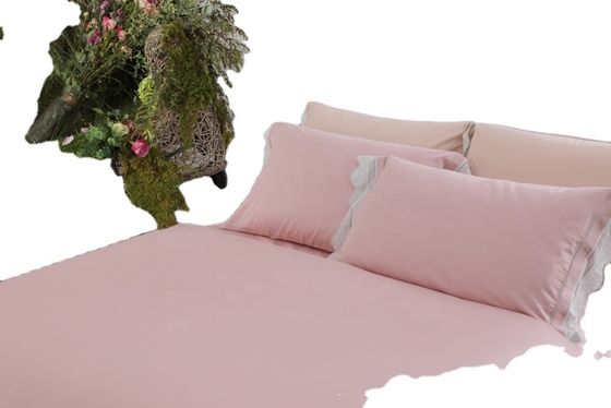 3-4 kg de lujo de seda de satén ropa de cama de hotel Conjunto con hermoso patrón de Jacquard exquisito