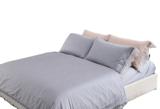 3-4 kg de lujo de seda de satén ropa de cama de hotel Conjunto con hermoso patrón de Jacquard exquisito