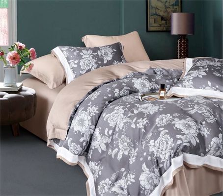 Patrón infinito Tipo 300tc Cuenta de hilos Sillones de cama en floral Impreso 100% algodón