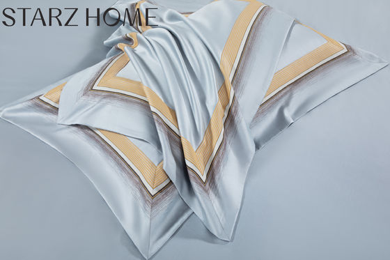 High Count Pima Cotton Jacquard Patchwork Set de ropa de cama en estilo de diseño de lujo moderno