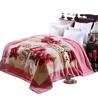 Mantente caliente y cómodo con nuestra manta de cama de lana suave de doble espesor