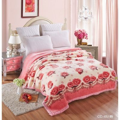 Mantente caliente y cómodo con nuestra manta de cama de lana suave de doble espesor
