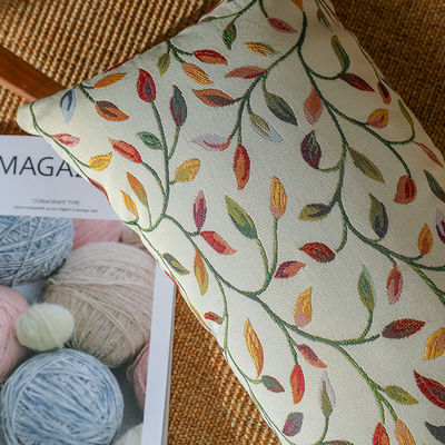 No desechable Jacquard Willow Leaf Pillow 450/350g 3D de lija de almohada Núcleo incluido