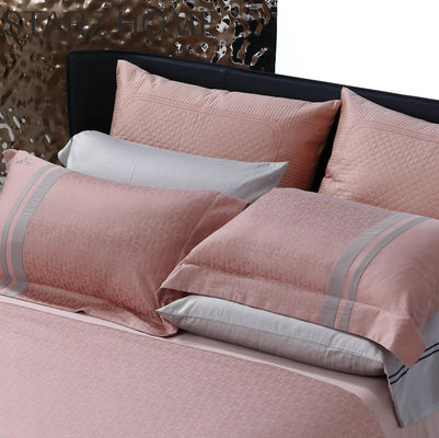 Tejido 100% de algodón 4 piezas ropa de cama ropa de cama con edredón y cubierta de cama