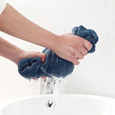 Toallita facial personalizada de baño en algodón de lujo con diseño cuadrado