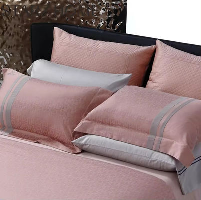 60s Cuenta de tejido 100% algodón 4pcs ropa de cama ropa de cama conjunto de ropa de cama con tapicería