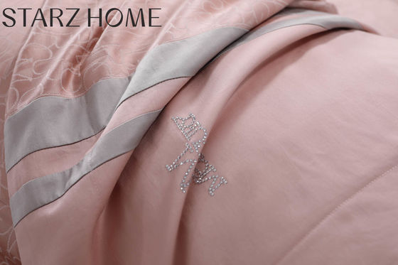 60s Cuenta de tejido 100% algodón 4pcs ropa de cama ropa de cama conjunto de ropa de cama con tapicería