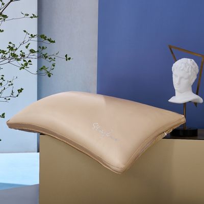300tc de seda de morera dorada almohada compuesta tridimensional con un número de hilos personalizado