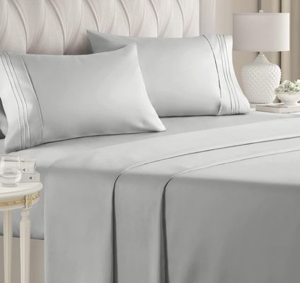 Cubierta de colchón y colchoneta 100% de algodón, cama para hoteles de lujo, ropa de cama