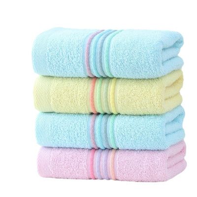 Toalla facial de tejido de algodón 100% para el baño en el hogar artículo doméstico engrosado y absorbente