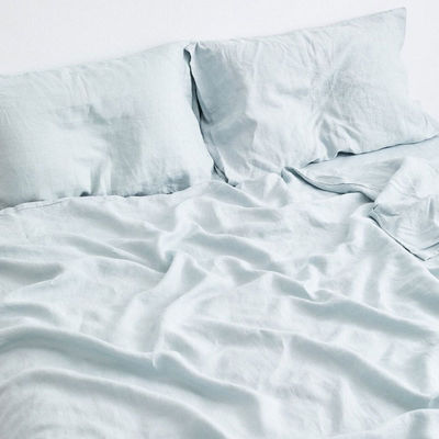 Tejido de terciopelo de la talla de la reina para ropa de cama de lino orgánico