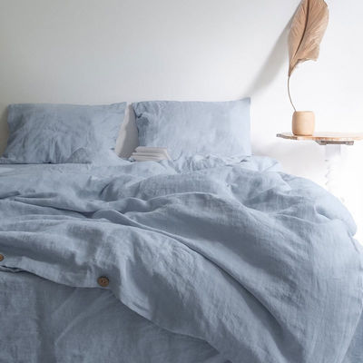 Tejido de terciopelo de la talla de la reina para ropa de cama de lino orgánico