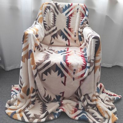 Cubierta de flanel Sherpa para ropa de cama Rey Reina tamaño doble Cubierta de poliéster tejido Boho
