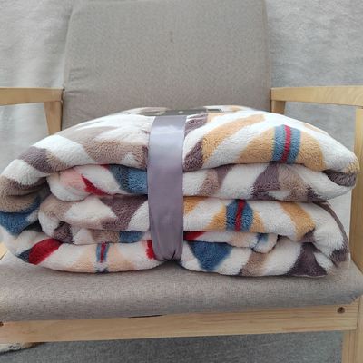 Cubierta de flanel Sherpa para ropa de cama Rey Reina tamaño doble Cubierta de poliéster tejido Boho