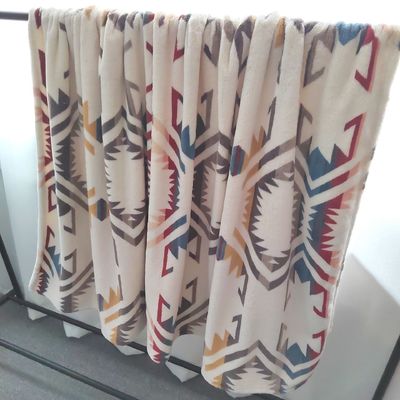 Cubierta de flanel Sherpa para ropa de cama Rey Reina tamaño doble Cubierta de poliéster tejido Boho